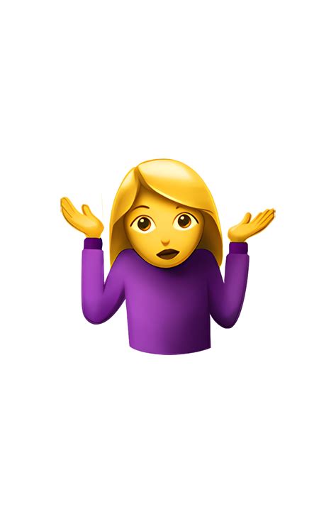The Emoji 🤷‍♀️ Woman Shrugging Depicts A Female Figure With Raised