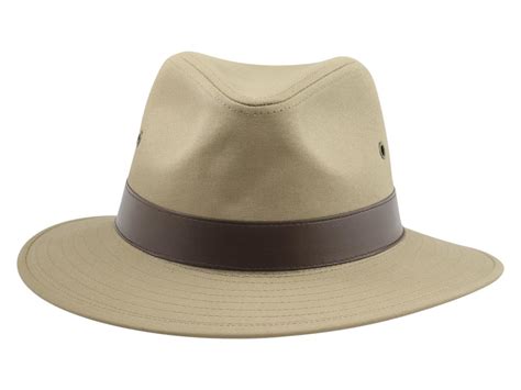 Henschel Mens Outback Cotton Canvas Safari Hat