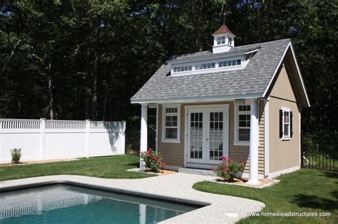 You can buy it on amazon today! Heritage Pool House | Homestead Structures
