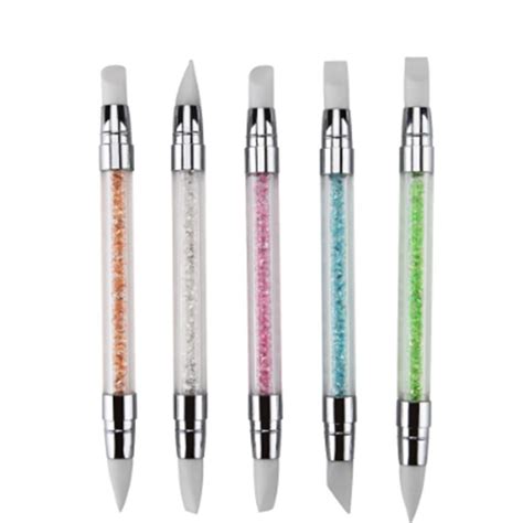 Rhinestone Crystal Nail Art Brush Pen Siliconen Ho Grandado