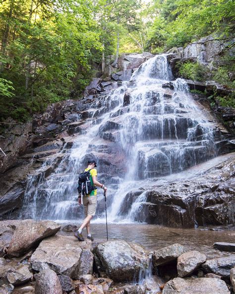 Falling Waters Trail In Franconia Notch New Hampshire Rhiking