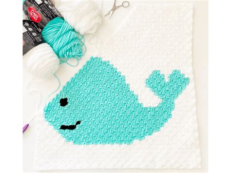 Free Crochet Baby Blanket Pattern C2c Crochet Whale Blanket Pattern