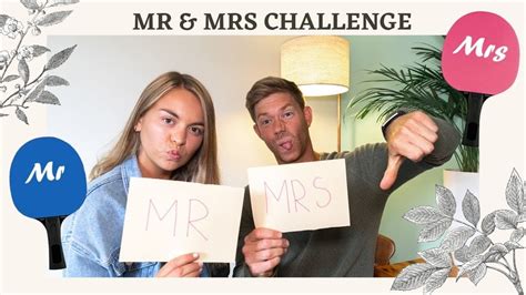 Mr And Mrs Couples Challenge Youtube