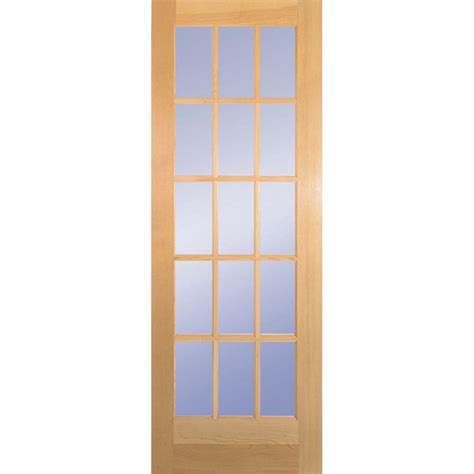 Builders Choice 28 In X 80 In 28 In Clear Pine 15 Lite French