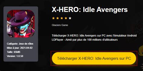 Comment Jouer à X Hero Idle Avengers Sur Pcordinateur