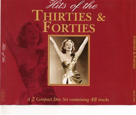 Hits Of The Thirties And Forties 1998 Fat Box Cd Discogs