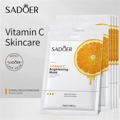 Rorec Sadoer Vitamin C Brightening Mask Fresh Orange Essence Hydrating