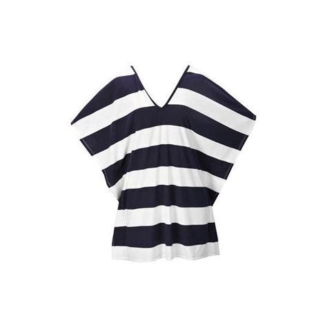 Stripe V Neck Backless Half Sleeve T Shirts 22 Liked On Polyvore Featuring Tops T Shirts