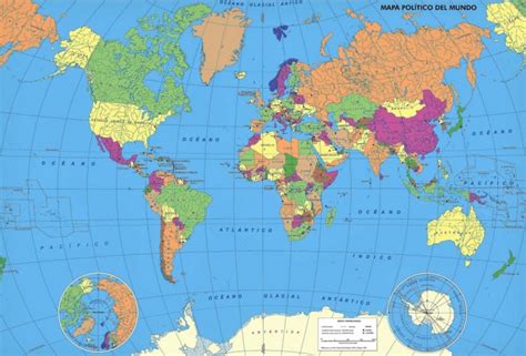 Mapamundi Político Mapas Para Descargar E Imprimir Imágenes Totales