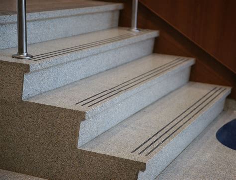 Terrazzo Stair Treads And Risers Precast Terrazzo Staircase Design