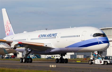 China Airlines First A350 Xwb Ready To Start Ground And Flight Tests