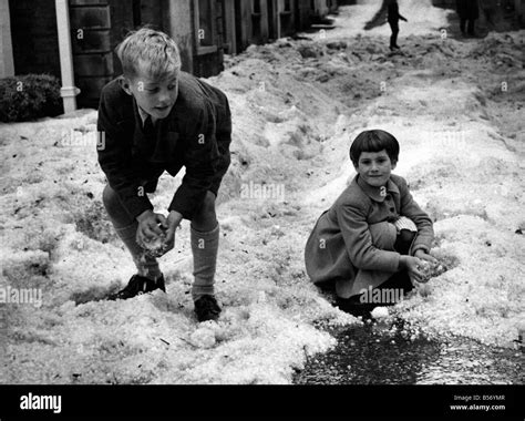 Snowballs Of Hailstones Brought Fun For These Children In Castle Street