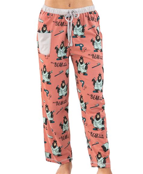 Lazyone Pajamas For Women Cute Pajama Pants And Top Separates Bear In