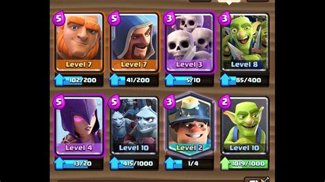 Clash Royale Arena 9 New Deck 2017 MARCH - YouTube