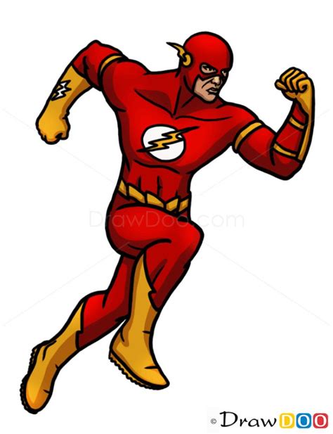 How To Draw Flash Superheroes Flash Comics Dc Comics Cartoon