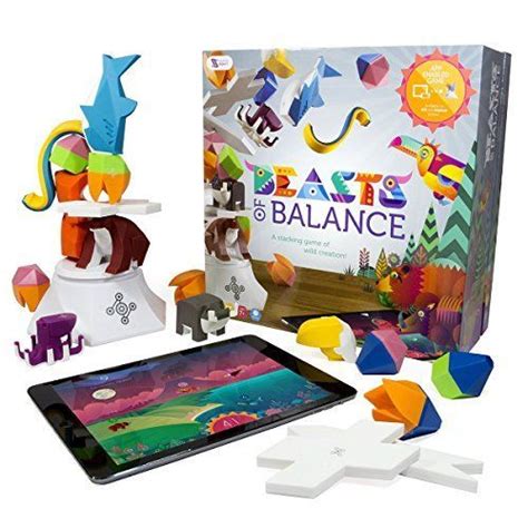 Sensible Object Beasts Of Balance Stacking Game 25 Piece Fun