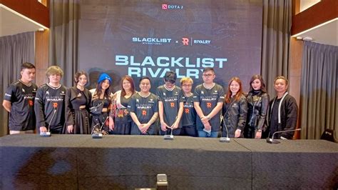 Introducing The Blacklist Rivalry Dota 2 Ph Team Youtube