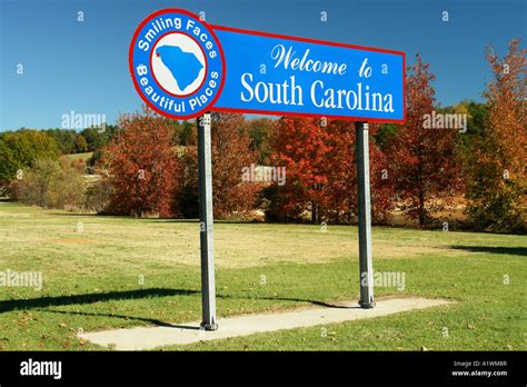 Welcome To South Carolina Hi Res Stock Photography And Images Alamy
