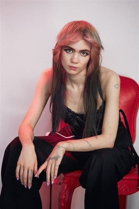 Grimes Grimes Claire Boucher Hairstyles With Bangs