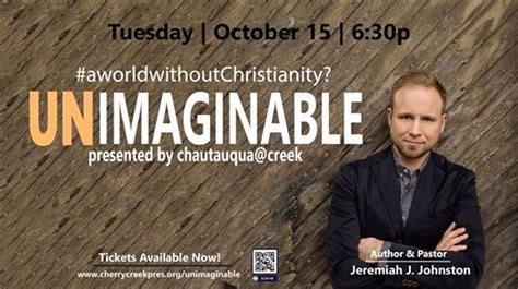 Unimaginable A World Without Christianity Cherry Creek Presbyterian