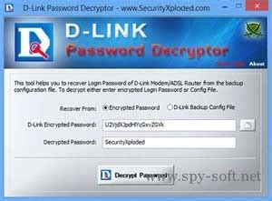 Reset dlink router password to default settings. DLink Password Decryptor - Восстановление паролей модемов ...