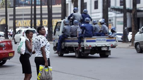 Zimbabwe Arrests Protest Organisers As Economy Plunges