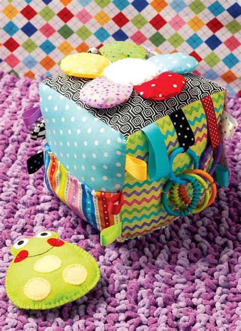 K0137 Kwik Sew Patterns Baby Plush Toys Baby Cube Toy Baby Sewing