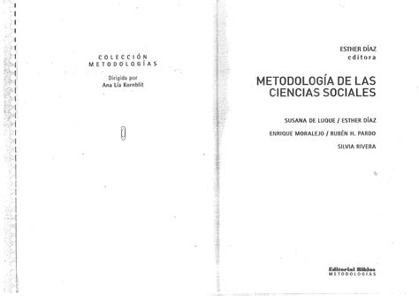 Solution Metodologia De Las Ciencias Sociales Studypool