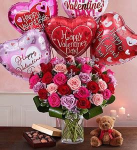 Flowers are symbol of love and an australian way of life. Dazzling Romance Rose w bear chocolate balloons! in ...