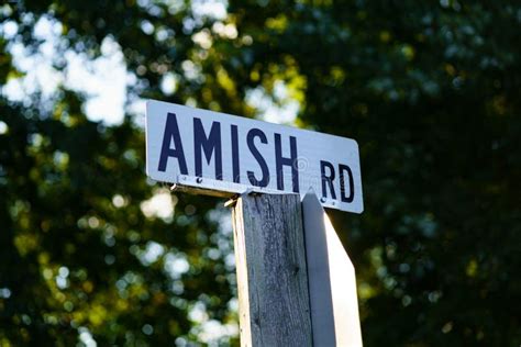 Amish Road Sign Stock Photo Image Of Street Drive Amish 26278610