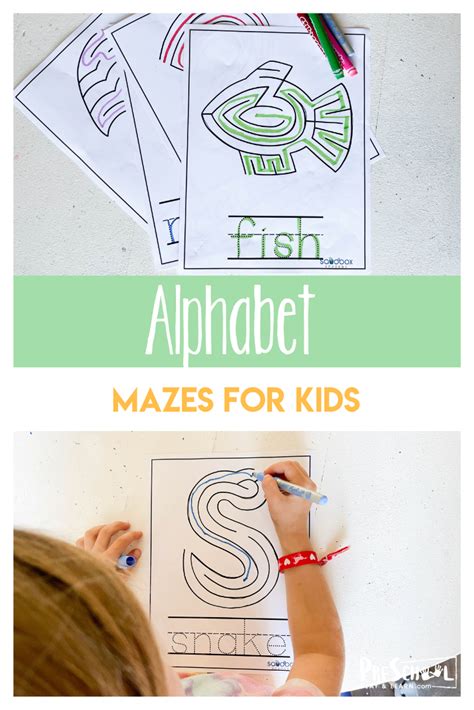 Free Letter Mazes A To Z Free Printable Worksheets For Preschoolers