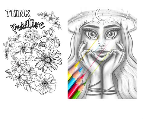 Coloring Page Illustration Printable Worksheets Coloring Etsy