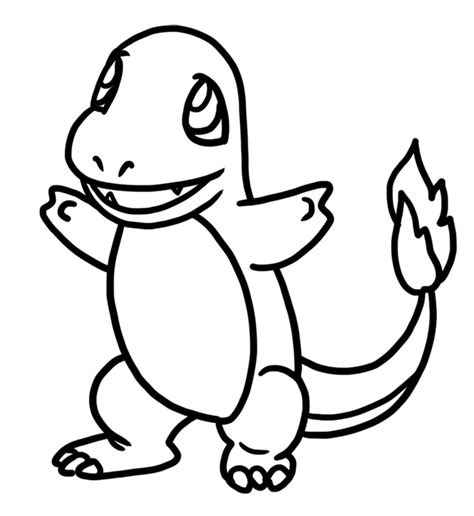 Learn How To Draw A Charmander Drawing Pokemons Easy To Draw