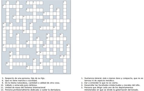 Pasatiempos Para Imprimir Cruzada Nº 43