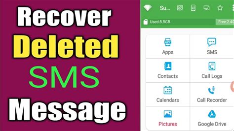 How To Read Deleted Sms Messages Restore Deleted Text Messages