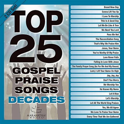 Top 25 Gospel Praise And Worship Songs Decades Cd Lifeway