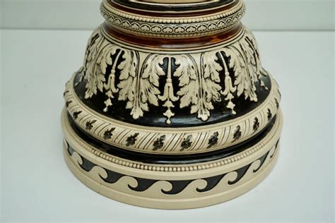 Italian Ceramic Pedestal Or Column For Sale At 1stdibs