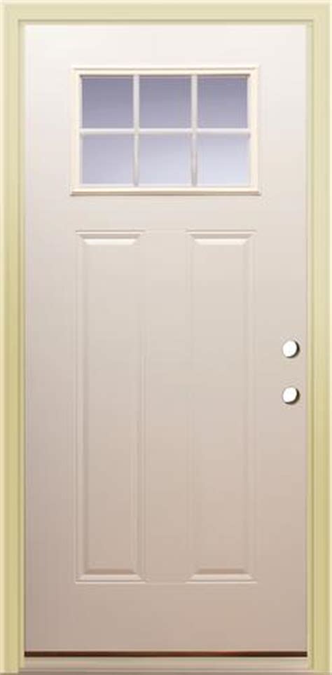 It gives you full access to the creativity and customization that you want in the doors of your house. Mastercraft® Primed Steel 6-Lite Exterior Door System at ...
