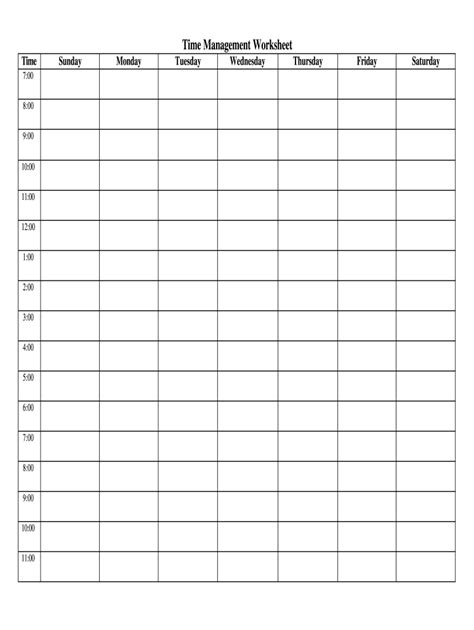 Fillable Weekly Schedule Form Fill Out And Sign Printable Pdf