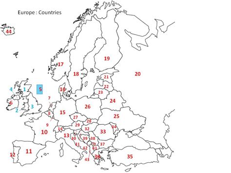 European Countries Quiz Europe Map Quiz Name The Countries That Are