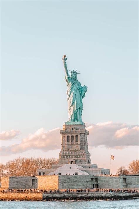 Visiting The Statue Of Liberty New York City Hand Luggage Only