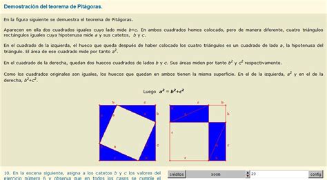 Demostración Del Teorema De Pitágoras Recurso Educativo 37136 Tiching