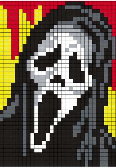 Pin By Ur A T On Horror Easy Pixel Art Cool Pixel Art Pixel Art