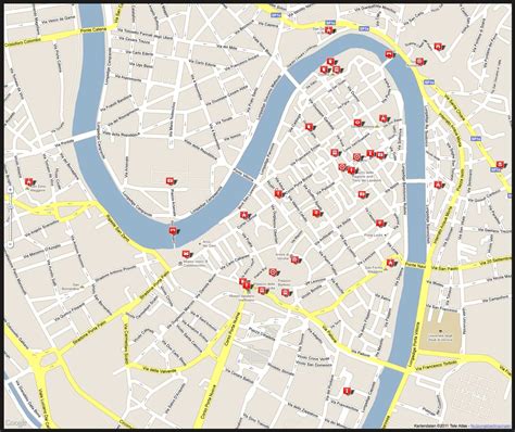 Mappa Verona Cartina Del Centro Storico Di Verona