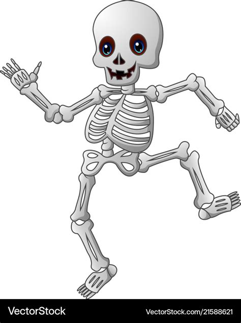 Cute Skeleton Cartoon