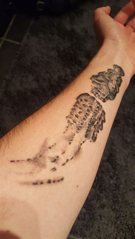 Partially Submerged Crocodile By Matt Tazmania Tattoos Lincoln Uk