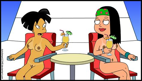Xbooru American Dad Amy Wong Boat Breasts Futurama Hayley Smith Nude