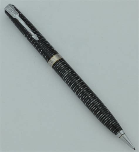 Parker Vacumatic Pencil Canada Silver Pearl Excellent Works Well