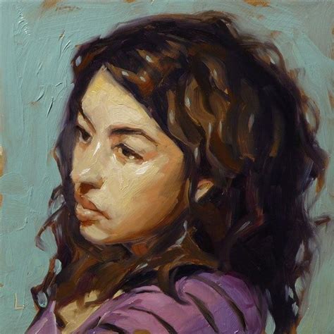 Daily Paintworks Original Fine Art John Larriva Portrait Painting