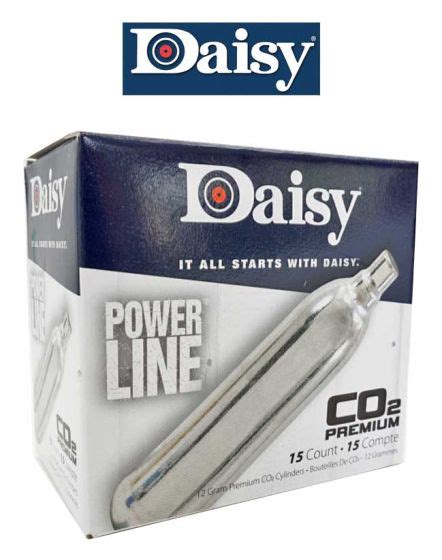 Daisy Powerline Premium 15 Count 12 Gram CO2 Cylinders Londero Sports